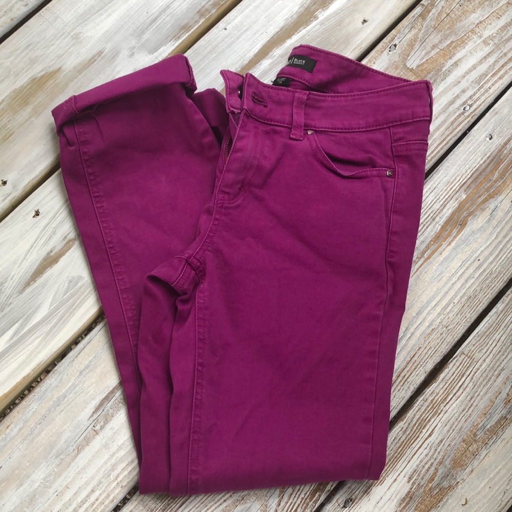 Pink White House Black Market Jeans
